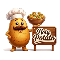 Holy Potato logo.